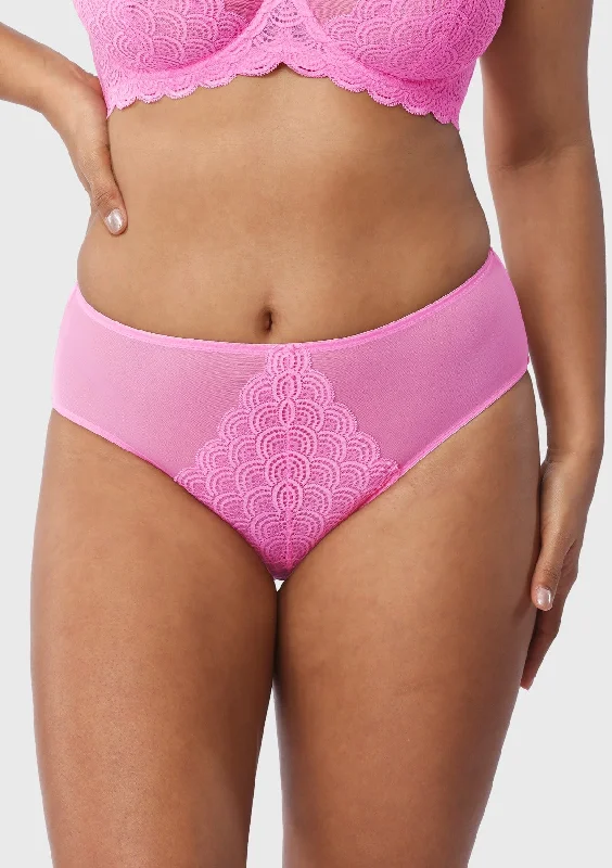 Bra with a mesh panel for added breathability​ Mermaid High-Rise Lace Brief Underwear