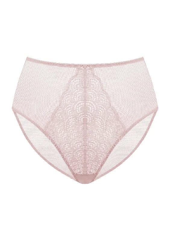 Bra with a reversible design for double the style options Mermaid High-Rise Light Pink Lace Brief Underwear Bra with a reversible design for double the style options Mermaid High-Rise Light Pink Lace Brief Underwear