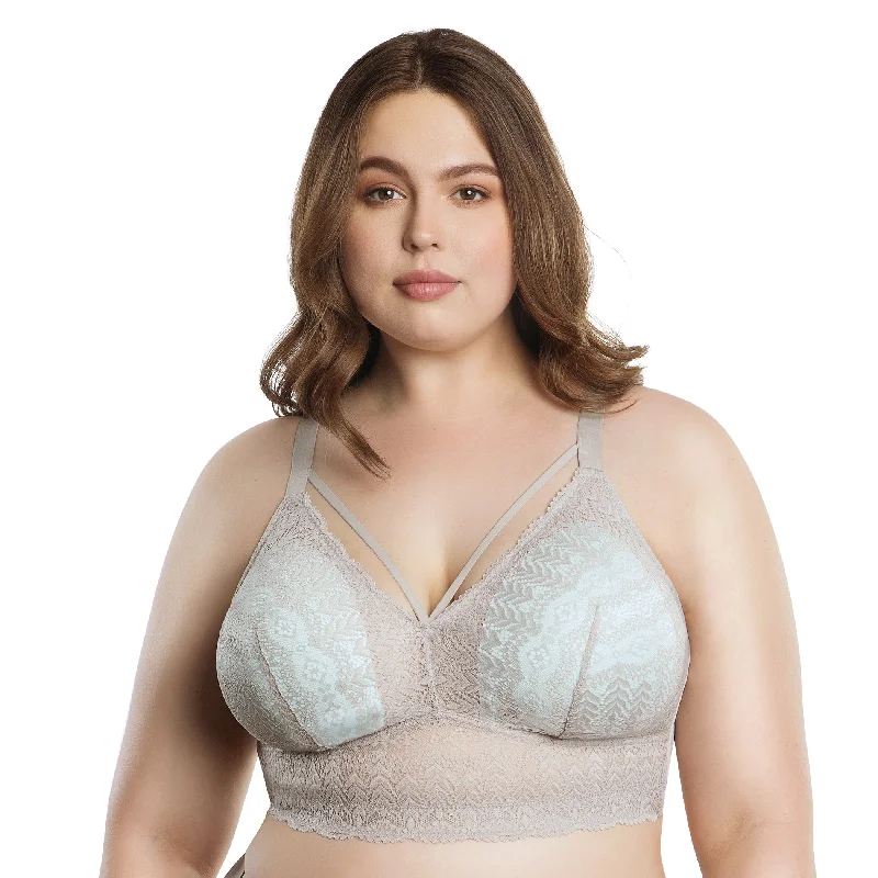 plus size women everyday bra for all - day wearMia Lace Wire Free Padded Bralette In Sandstone - Parfait plus size women everyday bra for all - day wearMia Lace Wire Free Padded Bralette In Sandstone - Parfait
