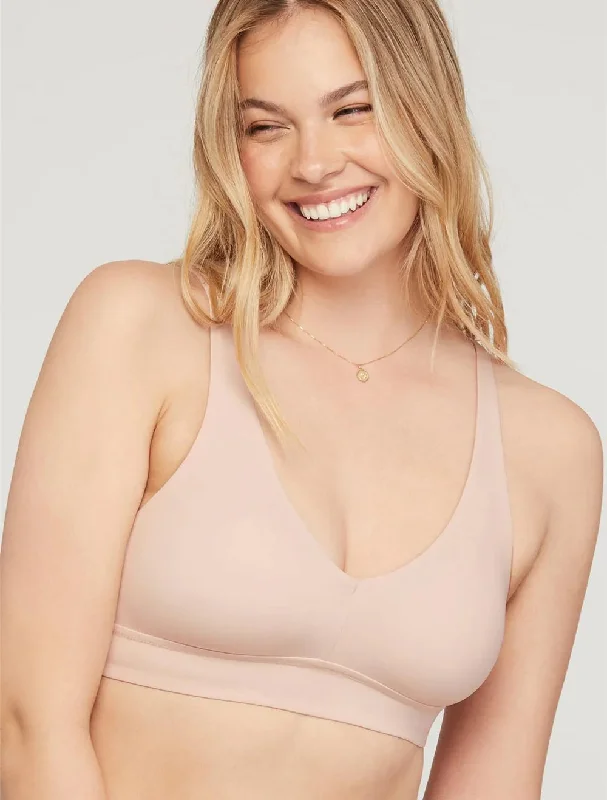 Non wired sleep bras with a scoop neck​Mysa Cup-Sized Bralette
