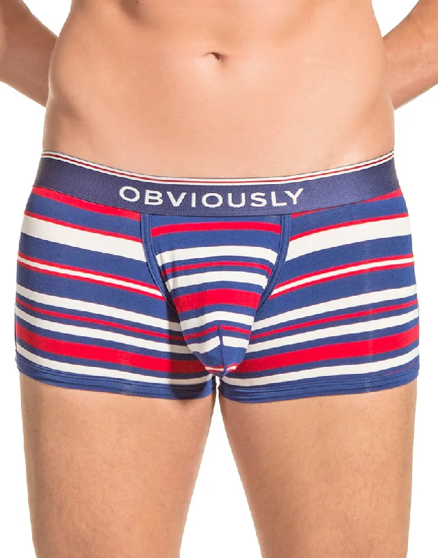 Bra with a lace - trim for an elegant and delicate touch​ Obviously Men's PrimeMan Trunk A03