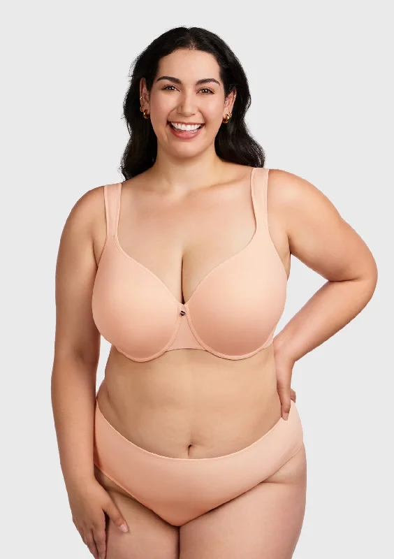 Bra with a balconette style for a flirty neckline Patricia Smooth Classic Light Pink T-shirt Lightly Padded Minimizer Bra Set Bra with a balconette style for a flirty neckline Patricia Smooth Classic Light Pink T-shirt Lightly Padded Minimizer Bra Set