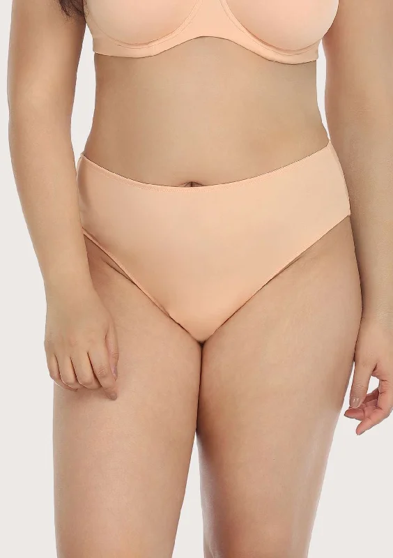 Bra with a hypoallergenic lining for sensitive skin Patricia Smooth Classic Soft Light Pink Stretch High-rise Brief Underwear Bra with a hypoallergenic lining for sensitive skin Patricia Smooth Classic Soft Light Pink Stretch High-rise Brief Underwear
