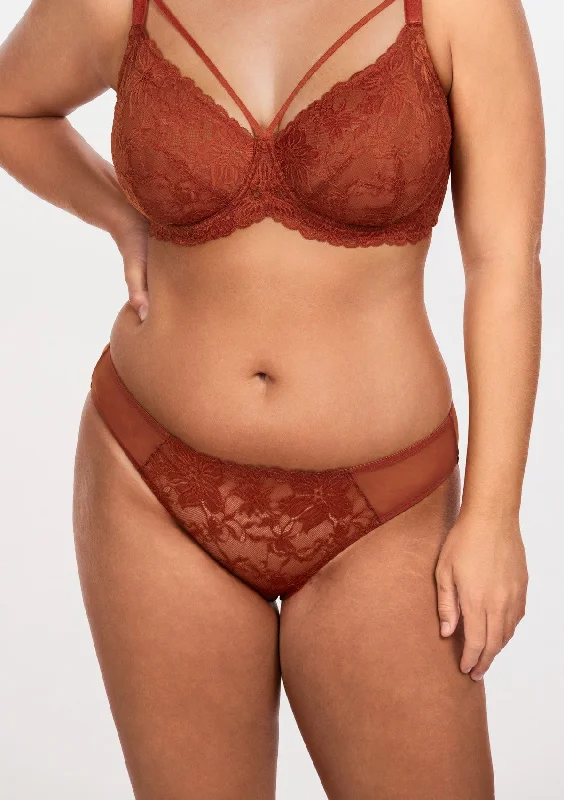 Maternity bras for expectant mothers' changing needs Pretty In Petals Copper Red Lace Bikini Underwear Maternity bras for expectant mothers' changing needs Pretty In Petals Copper Red Lace Bikini Underwear