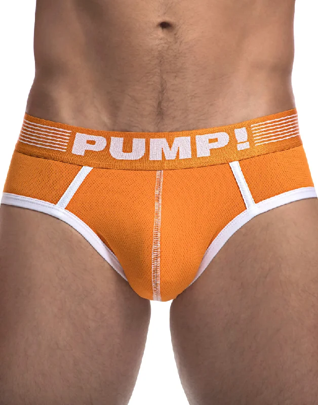Bra with a half - cup design for a sexy and minimalist look PUMP Creamsicle Orange Low Rise Cotton Mesh Brief 12046 Bra with a half - cup design for a sexy and minimalist look PUMP Creamsicle Orange Low Rise Cotton Mesh Brief 12046