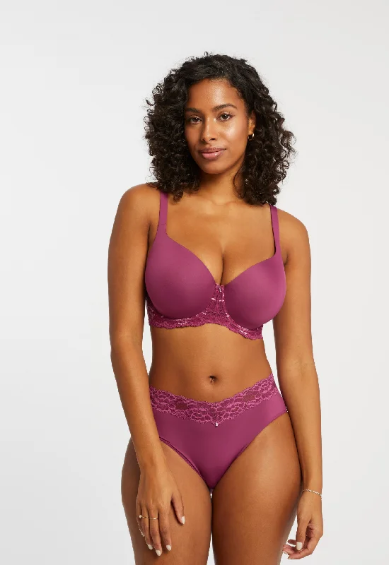 plus size women hypoallergenic bra for sensitive skinPure Plus Full Coverage T-Shirt Bra In Cranberry - Montelle plus size women hypoallergenic bra for sensitive skinPure Plus Full Coverage T-Shirt Bra In Cranberry - Montelle