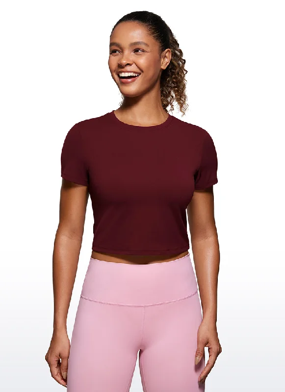 Underwire bras for enhanced support and shaping​ Butterluxe Cropped Short Sleeve