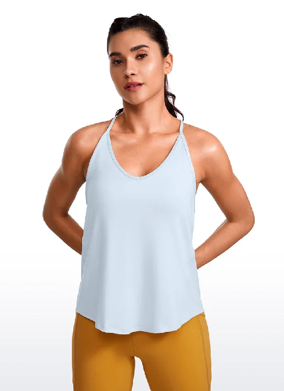 Bra with a foam - lined cup for a more structured shape Lightweight Halter Tie Back Tank V Neck Bra with a foam - lined cup for a more structured shape Lightweight Halter Tie Back Tank V Neck