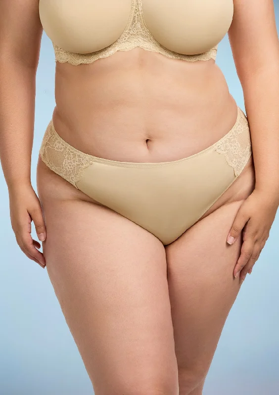 Bra with a hypoallergenic lining for sensitive skin Rebecca All-lace Back Beige Cheeky Underwear Bra with a hypoallergenic lining for sensitive skin Rebecca All-lace Back Beige Cheeky Underwear