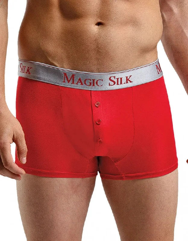 Bra with a memory foam cup for a customized fit Magic Silk Men's Silk Knit Button Down Trunk 6786 Bra with a memory foam cup for a customized fit Magic Silk Men's Silk Knit Button Down Trunk 6786