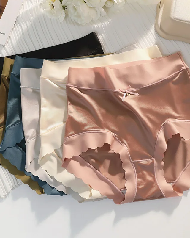 Plus size non wired bralettes​Silkworm Silk High-Waisted Hip Lift Sexy Panties