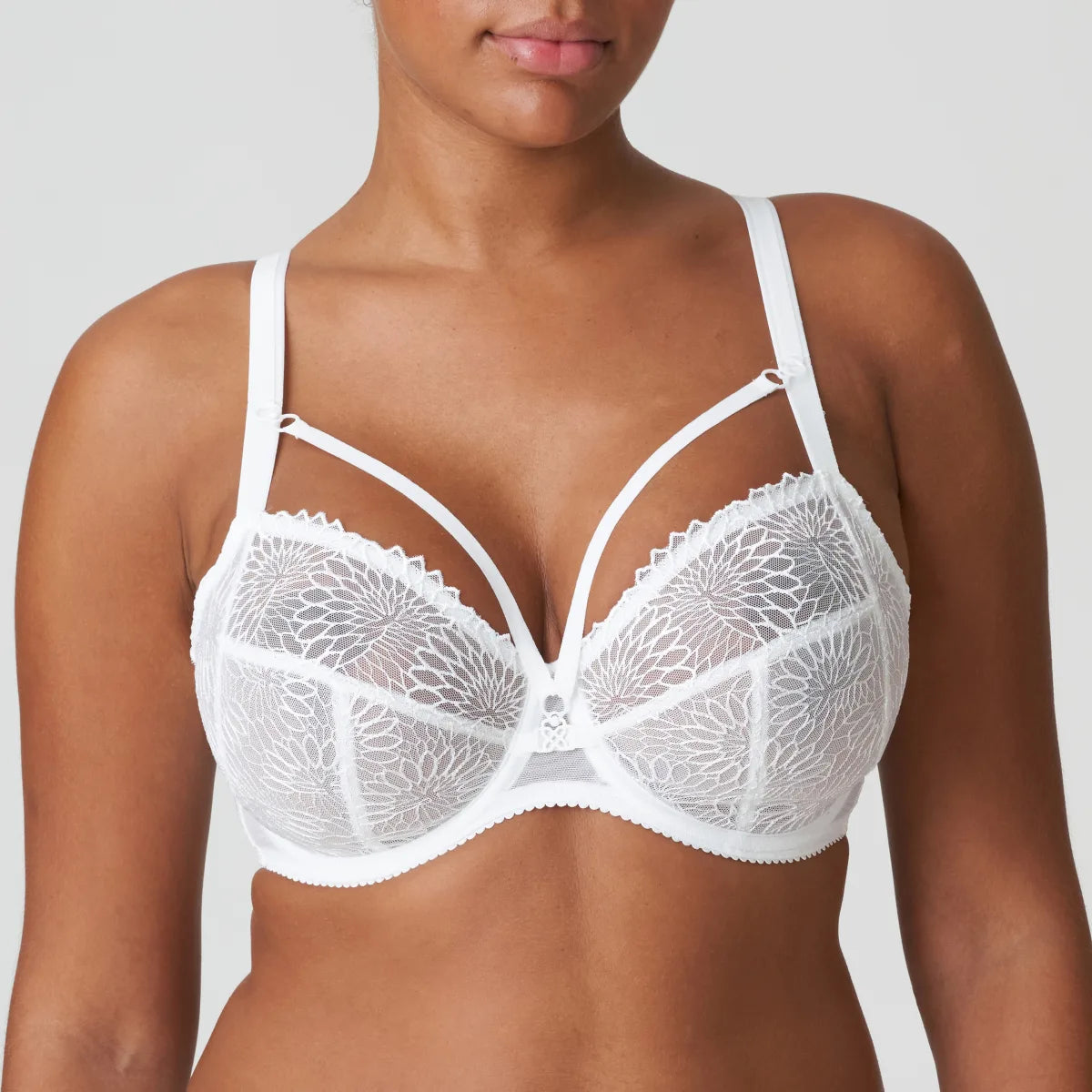 plus size women padded strap bra for added comfortSophora Full Cup Bra In White - Prima Donna plus size women padded strap bra for added comfortSophora Full Cup Bra In White - Prima Donna