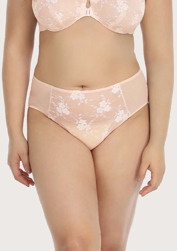 Bra with a reversible design for double the style options Spring Romance High-Rise Dusty Peach Lace Brief Underwear Bra with a reversible design for double the style options Spring Romance High-Rise Dusty Peach Lace Brief Underwear