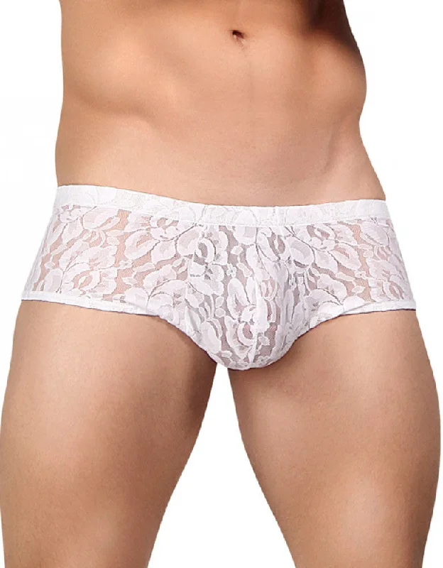 Bra with a reversible design for double the style options Male Power Stretch Lace Mini Trunk 145-162 Bra with a reversible design for double the style options Male Power Stretch Lace Mini Trunk 145-162