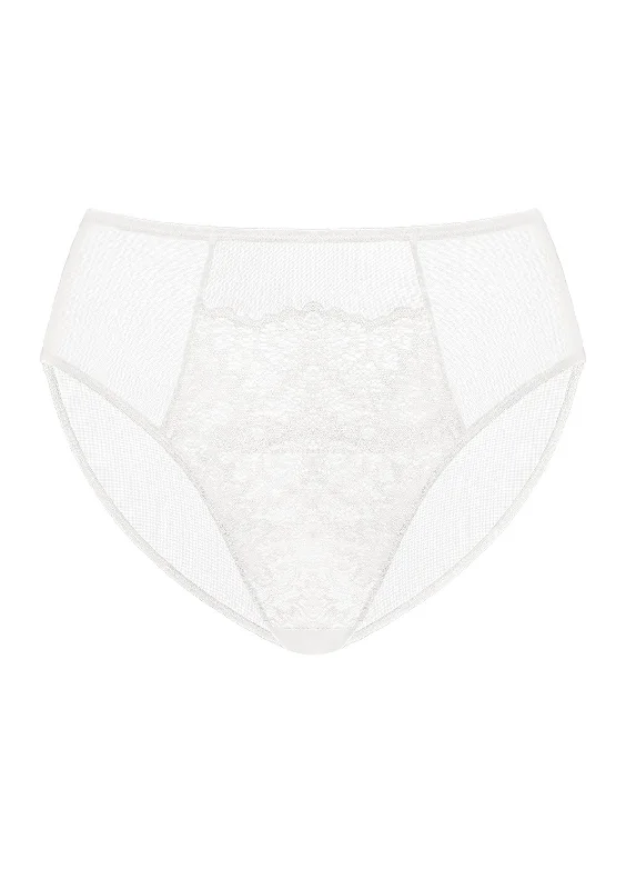 Bra with a seamless cup for a smooth silhouette Sunflower High-Rise White Lace Brief Underwear Bra with a seamless cup for a smooth silhouette Sunflower High-Rise White Lace Brief Underwear