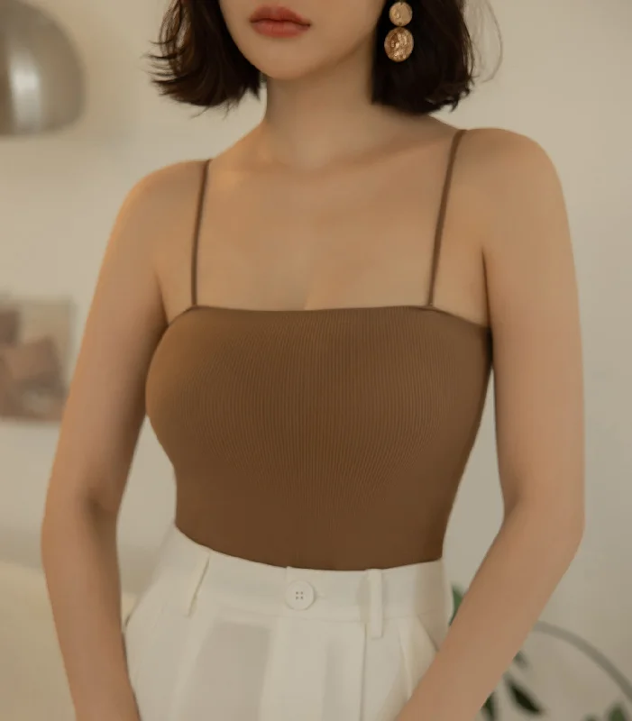 Bra with a pattern - print for a more unique appearance Thin Shoulder Screw Thread with Flat Chest Padding Bra Caramel Bra with a pattern - print for a more unique appearance Thin Shoulder Screw Thread with Flat Chest Padding Bra Caramel