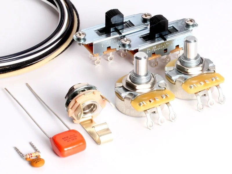 Shaper with a double - layer design for extra shaping​ToneShaper Wiring Kit, Mustang, Black Switches