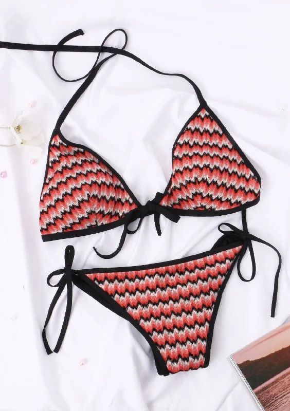 Unpadded bras for a natural and lightweight feel Two Piece Halter Tie Side Bikini Bathing Suit Unpadded bras for a natural and lightweight feel Two Piece Halter Tie Side Bikini Bathing Suit