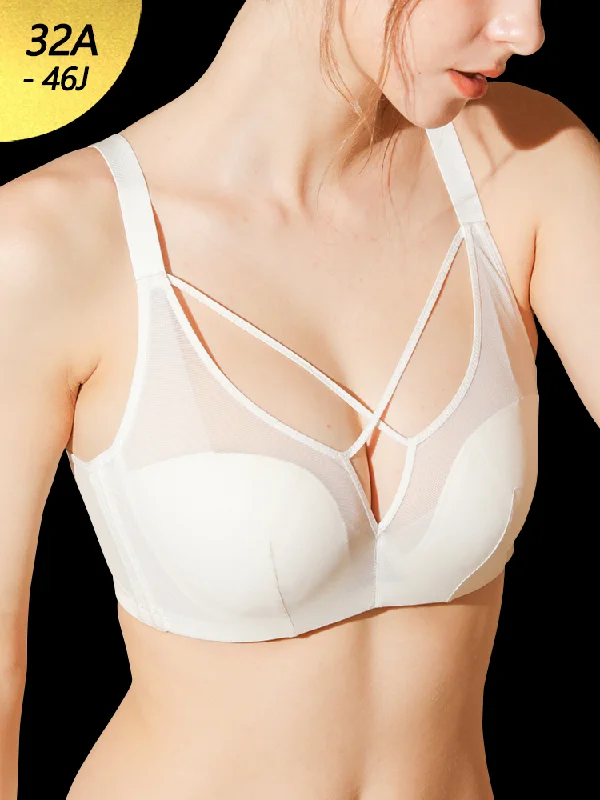 Sleep bras for a gentle and supportive fit during rest Ultra Thin Lace Mulberry Silk Pad Minimizer Bra Sleep bras for a gentle and supportive fit during rest Ultra Thin Lace Mulberry Silk Pad Minimizer Bra