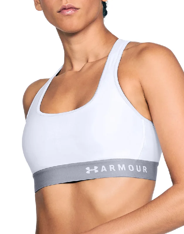 Back - closure bras with traditional hook - and - eye fastenings​ Under Armour Women Armour Mid Crossback Sport Bra 1307200