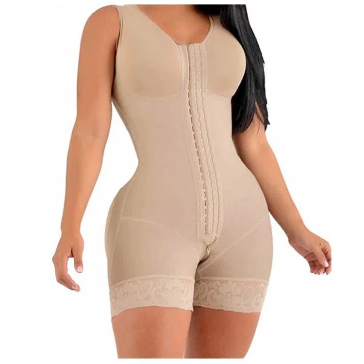 Shaper for a swimsuit to smooth out the body​Vivica Full Body Shaper With Hooks