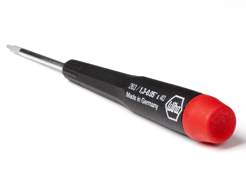 Shaper with a ribbed texture for better grip​Wiha Hex Driver, .050"