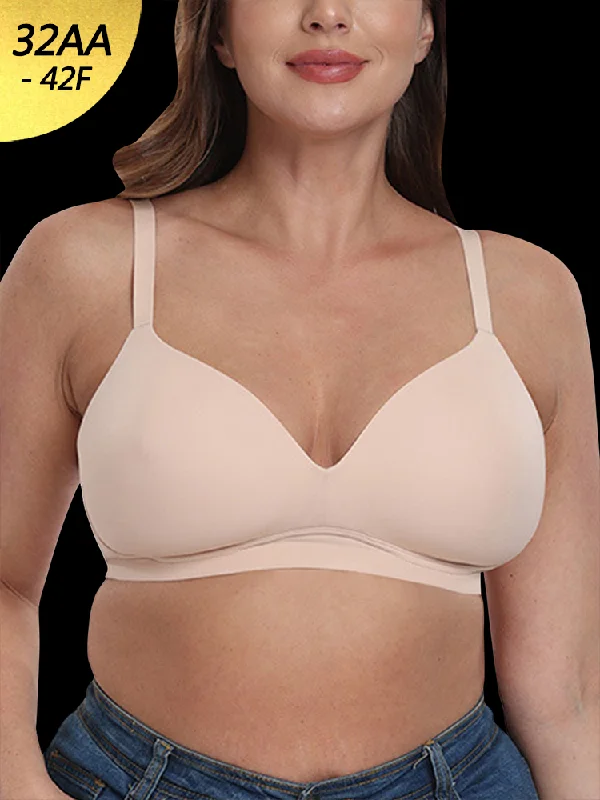 Bra with a cross - back strap design for a trendy look Women's Comfort Smoothing Stretch Wireless Lightly Lined Bra Bra with a cross - back strap design for a trendy look Women's Comfort Smoothing Stretch Wireless Lightly Lined Bra