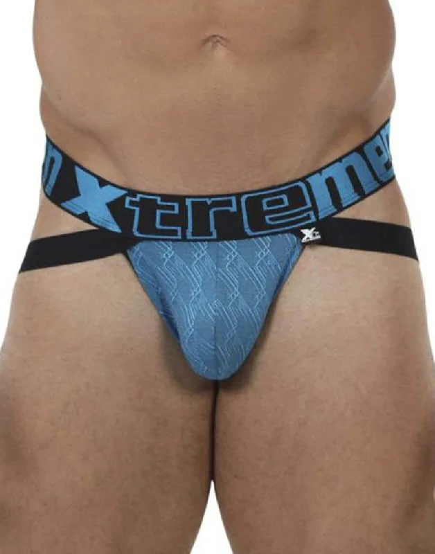 Bra with a gel - filled cup for extra comfort and support Xtremen Microfiber Jacquard Jockstrap 91069 Bra with a gel - filled cup for extra comfort and support Xtremen Microfiber Jacquard Jockstrap 91069