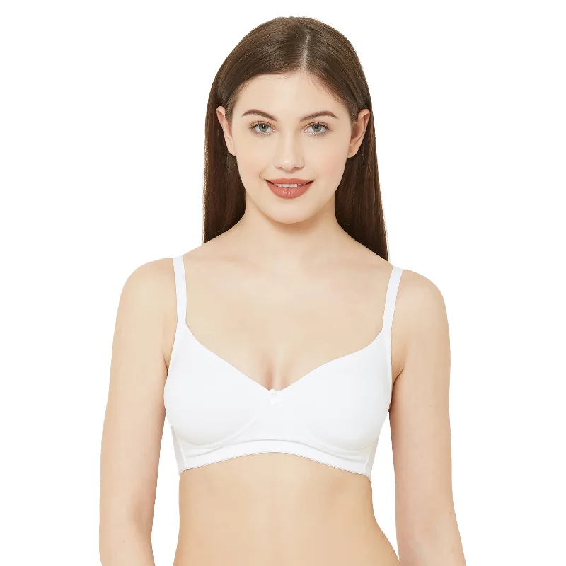Underwire printed sports wired bras for styleSaheli-Cotton Basics Plain Non Padded Mold Bra White Underwire printed sports wired bras for styleSaheli-Cotton Basics Plain Non Padded Mold Bra White