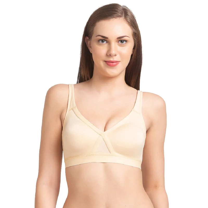 Strapless underwire wired bras for a versatile styleJB 36-Plain Mold T-shirt Bra Skin Strapless underwire wired bras for a versatile styleJB 36-Plain Mold T-shirt Bra Skin