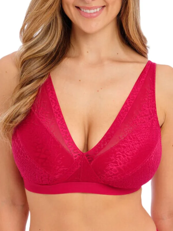 Back - smoothing underwire wired bras for a seamless backEnvisage Bralette - Raspberry Back - smoothing underwire wired bras for a seamless backEnvisage Bralette - Raspberry