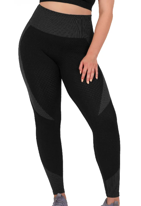 medium impact women sport bra for cyclingHoneycomb Contour Seamless Leggings