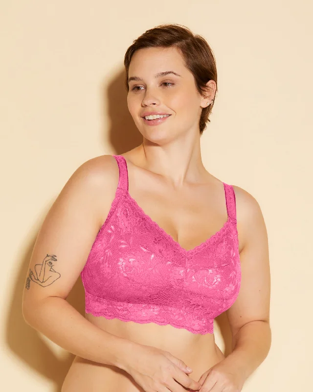 floral pattern women lace bra for a feminine touchBralette Sweetie Super Curvy