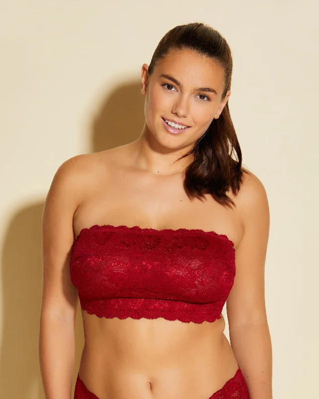 balconette women lace bra for a flattering necklineReggiseno A Fascia Curvy Flirtie