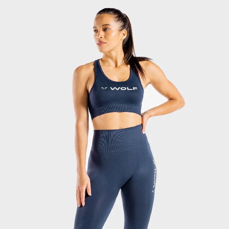 luxury brand women sport bra for high - end qualityPrimal Bra - Navy