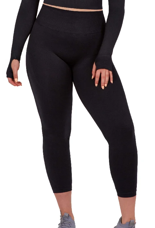 nursing women sport bra for breastfeeding easeSeamless High Waist 3/4 Capri Leggings