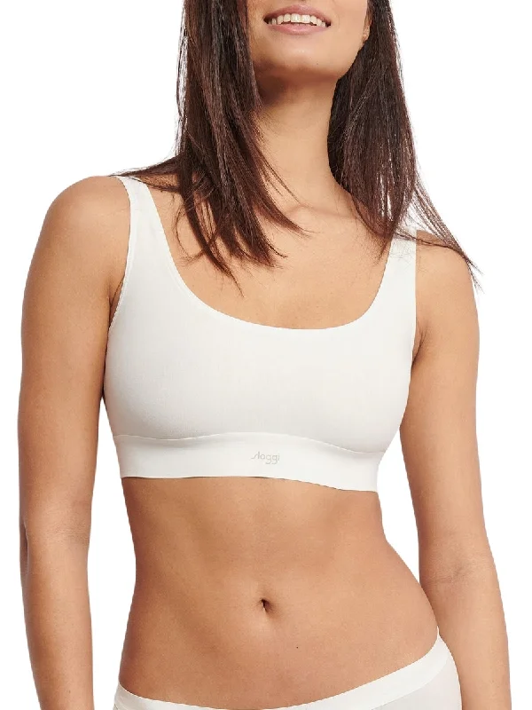 Nursing underwire wired bras for breastfeeding moms​EVER Ease Top - Silk White
