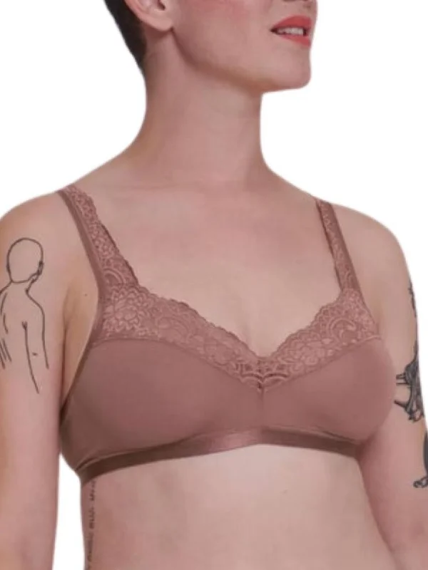 Nursing underwire wired bras for breastfeeding momsRomance Soft Cup Bralette - Cacao Nursing underwire wired bras for breastfeeding momsRomance Soft Cup Bralette - Cacao