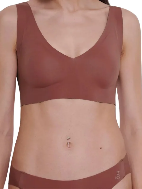 Wide - strap underwire wired bras for added comfortZERO Feel 2.0 Bralette - Burnt Henna Wide - strap underwire wired bras for added comfortZERO Feel 2.0 Bralette - Burnt Henna