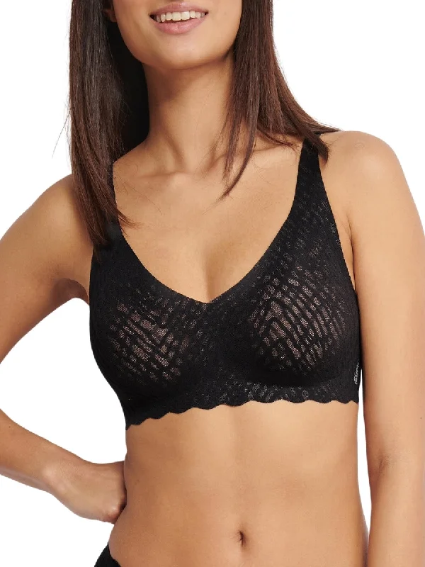 Underwire seamless sports wired bras for active womenZERO Feel Bliss Soft Bra - Black Underwire seamless sports wired bras for active womenZERO Feel Bliss Soft Bra - Black