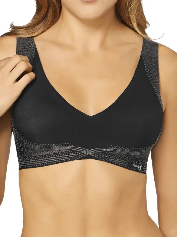 Underwire convertible nursing wired bras for convenience​ZERO Feel Soft Bra - Black