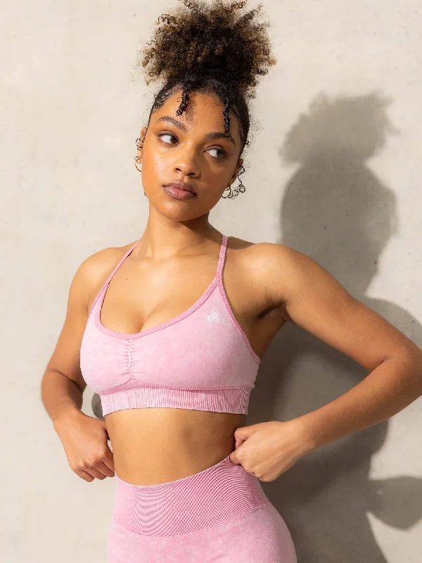affordable women sport bra for budget - conscious shoppersStonewash Seamless Sports Bra - Pink Stonewash affordable women sport bra for budget - conscious shoppersStonewash Seamless Sports Bra - Pink Stonewash