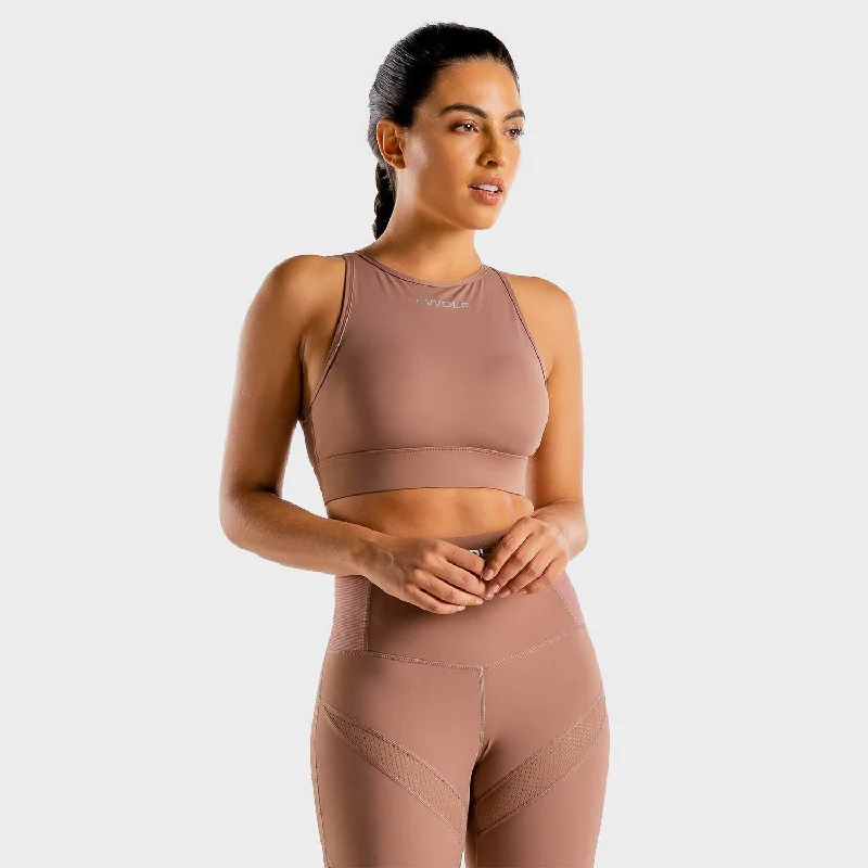low impact breathable women sport braWolf Sports Bra - Blush