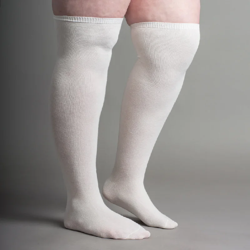Flame - retardant work - wear stockings​Extra Stretch Cotton Stockings (Ivory)