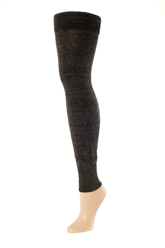 Ankle - length cuffed stockings for casual looks​Footless Cotton Stockings