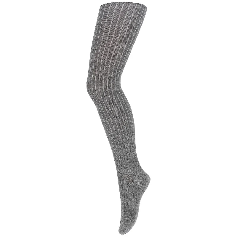 women tights for a Christmas party outfitMp Danmark Lenox Tights Grey Melange