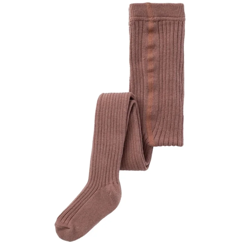 footless women tights for added versatilityLil'Atelier Carob Brown Ilso Pantyhose