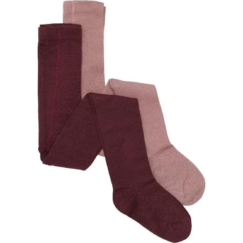 stirrup women tights for a unique styleMinymo Dusty Rose 2-Pack Tights