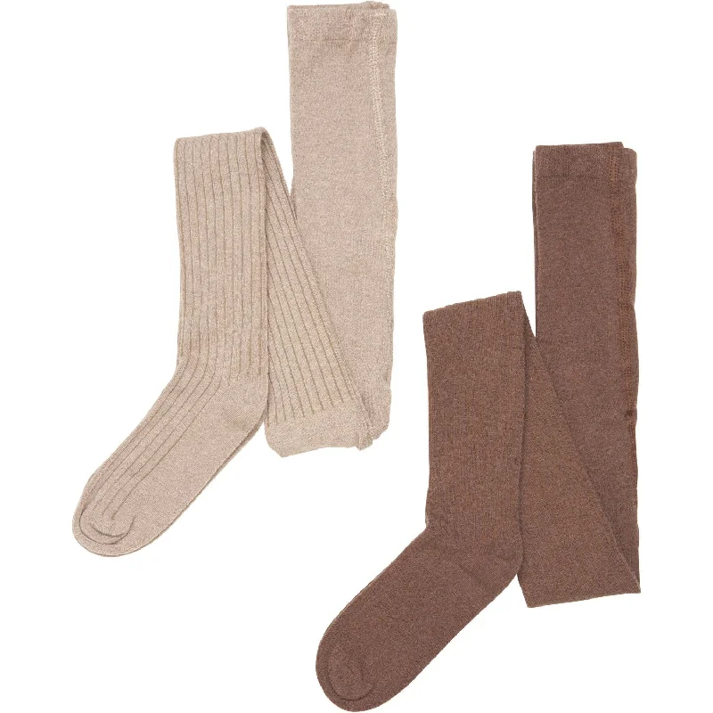women tights with a blend of spandex for stretchMinymo Hazel Brown Wool Tights Rib 2-pack women tights with a blend of spandex for stretchMinymo Hazel Brown Wool Tights Rib 2-pack