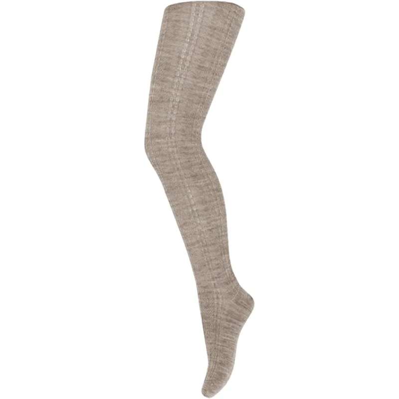 women tights for yoga and Pilates sessionsMP 19026 Hanna Tights Light Brown Melange